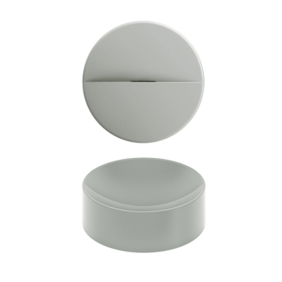 Clou Vale lave-mains 22cm céramique rond sans plan de robinet mat gris