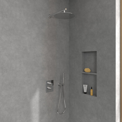Villeroy & Boch Universal Showers douche principale - 30cm - Rond - chrome