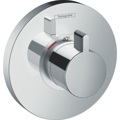 Hansgrohe Set de finition pour mitigeur thermostatique ShowerSelect S encastré haut débit chromé