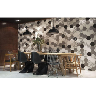 ÉCHANTILLON Cifre Cerámica Carreau mural Vodevil Blanc Vintage Brillant Blanc