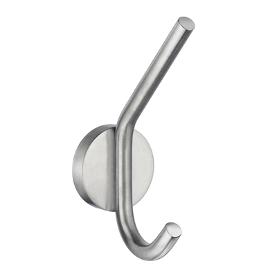 Smedbo Home Handdoekhaak - 13.5x8cm - enkel - geborsteld chroom