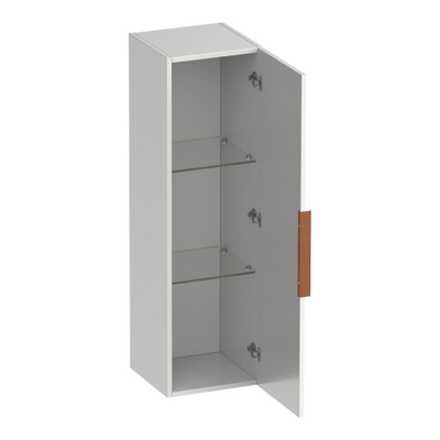 BRAUER Elevate armoire de salle de bain - 120x35x35cm - poignée rapportée excl. - 1 porte - ouvrant à gauche ou à droite - blanc mat