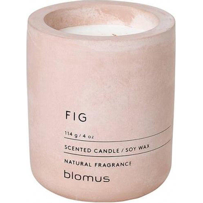 Blomus Fraga bougie parfumée fig h 8 cm diamètre 6.5cm poussière de rose