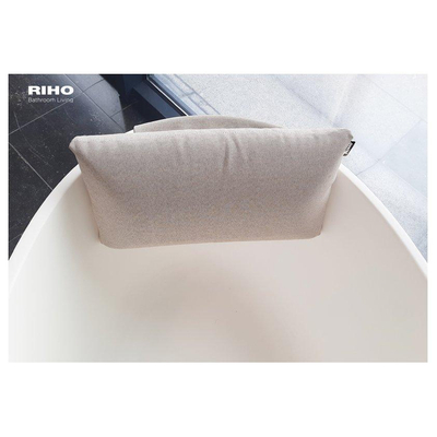Riho Badkussen - 38x13x23cm - textiel - magazine houder - Pebble grey