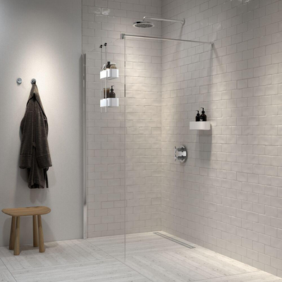 Tiger 2 Store Étagère de douche suspendue 25cm Blanc
