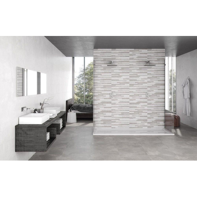 Terravito Velaro carreau mural et de sol - 60x60cm - carré - 9mm - rectifié - aspect béton - pearl