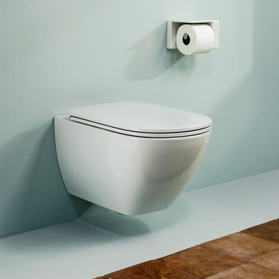 Laufen Lua Advanced hangtoilet – compact – spoelrandloos – 36 x 52 cm – glans wit LCC