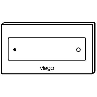 Viega Visign for Style 12 Plaque de commande Blanc