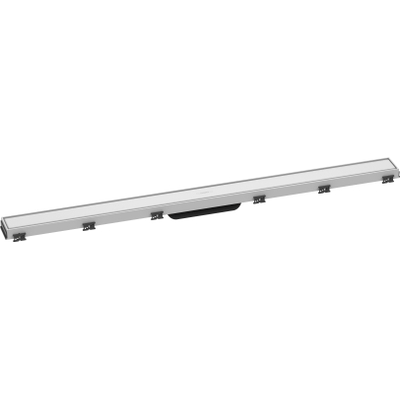 Hansgrohe RainDrain Match Caniveau de douche - 100cm - cadre réglable en hauteur - blanc mat