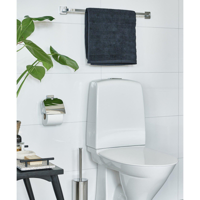 Smedbo Ice Toiletrolhouder - met klep - chroom SHOWROOMMODEL