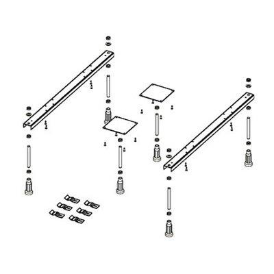 Riho ensemble de pieds de baignoire
