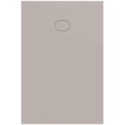 Villeroy & Boch Ecora douchebak - 150x100x3.5cm - afvoer korte zijde - almond (beige)