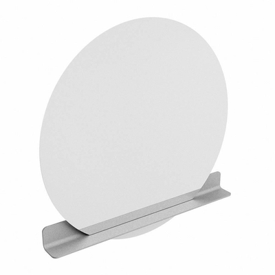 Mondiaz SPOT miroir – Ø 120 cm – avec tablette – Plata (bleu argenté)