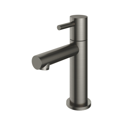 Hotbath Buddy Fonteinkraan - L uitloop - 8.5cm - opbouw - geborsteld nikkel (RVS)