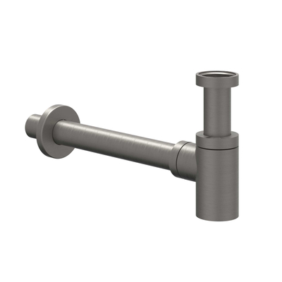 IVY Design Siphon - modèle bas - metal black PVD brossé