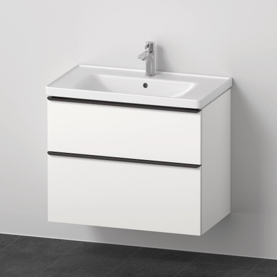 Duravit D-neo Meubelset - met wastafelonderbouwkast - met 2 laden - met softclose - 80x20x48cm - inclusief wastafel - mat wit
