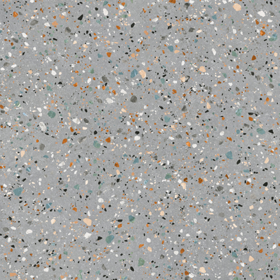 Prissmacer Cerámica Gobi Carrelage Terrazzo - 90x90cm - rectifié - Grigio mat