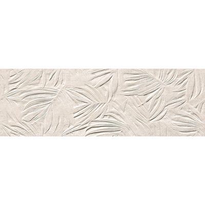 ÉCHANTILLON Terravito Elzino Carrelage murale - 25x75cm - rectifié - Aspect pierre naturelle - Blanc mat (blanc)