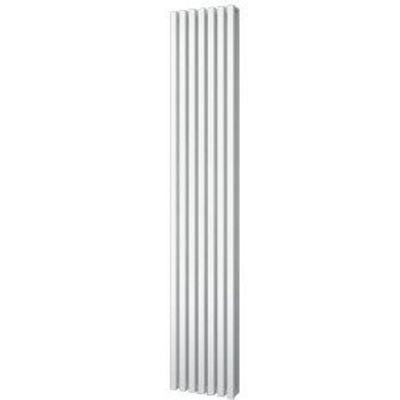 Plieger Siena designradiator verticaal dubbel 1800x318mm 1096W wit structuur SHOWROOMMODEL