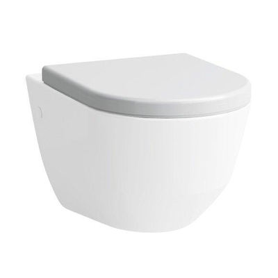 Laufen abattant de WC avec couvercle sans mécanisme d'amortissement système amovible duroplast blanc