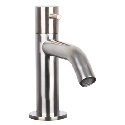 Differnz robinet lave-mains 13,7 cm courbé en chrome mat