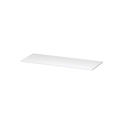 INK Topdeck Wastafelblad - 120x45x2cm - tbv onderkast - MDF lak - Mat wit