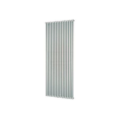 Plieger Venezia M designradiator enkel verticaal met middenaansluiting 1970x532mm 1417W zwart