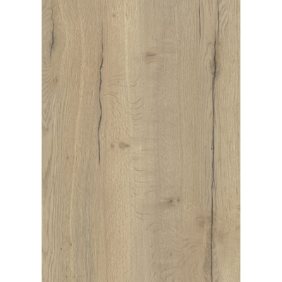 H&R Badmeubelen Juice Meuble sous vasque - 140x45x40cm - angle gauche arrondi - 2 tiroirs - poignée intégrée - Chêne français