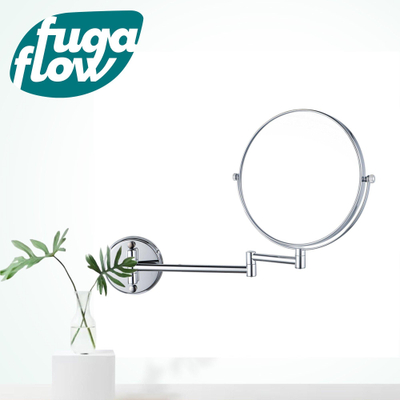 Fugaflow miroir de maquillage - 20cm - rond - chrome