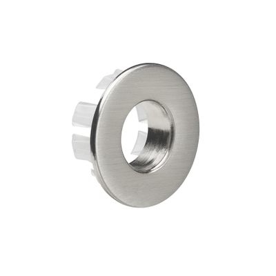 Crosswater MPRO bague de trop-plein 3cm ronde inox brossé