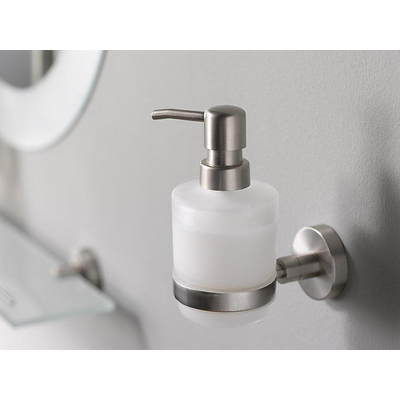 Haceka Kosmos Distributeur de savon mat chrome