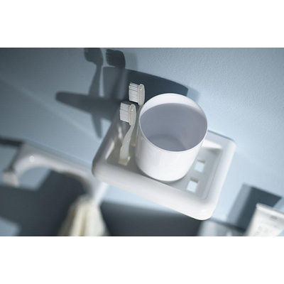 Haceka Yoly Porte-gobelet blanc