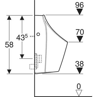 Geberit Urinoir (rigole)