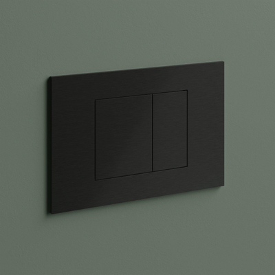 Hotbath GAL Panneau de commande - pour Geberit UP320/720/TECE Box 8 - Noir mat PVD