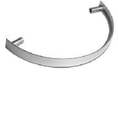 Vasco barre porte-serviettes 380mm aluminium