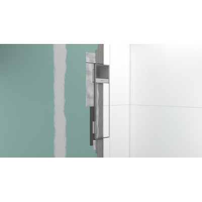 Hansgrohe XtraStoris Rock Porte-brosse WC - porte-rouleau - porte carrelable - noir mat