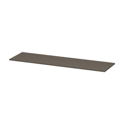 INK Topdeck Wastafelblad - 160x45x2cm - tbv onderkast - MDF lak - Mat Taupe