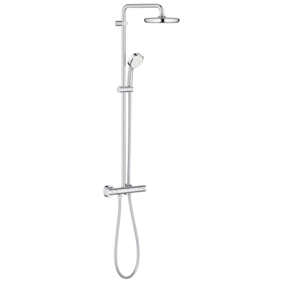 Grohe Tempesta Cosmopolitan 210 opbouw regendoucheset – thermostatisch – Ø21 cm hoofddouche – 2-standen handdouche – chroom