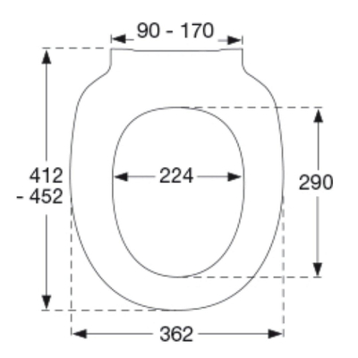 Pressalit Chilli wczitting - softclose & quickrelease - scharniermodel DL2 - wit
