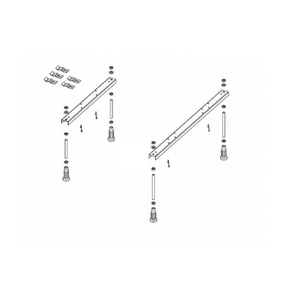 Riho pieds de baignoire par set 2