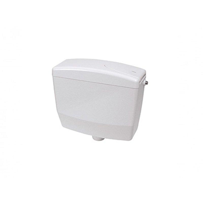 Wisa 350 laaghangend reservoir - 42x16.6x33.5cm - enkele spoeling - 6/9 liter - wit