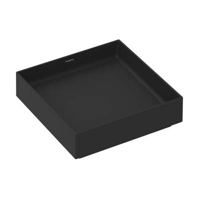 Hansgrohe Xuniva opzetwaskom - 40x40x12cm - vierkant - mat zwart