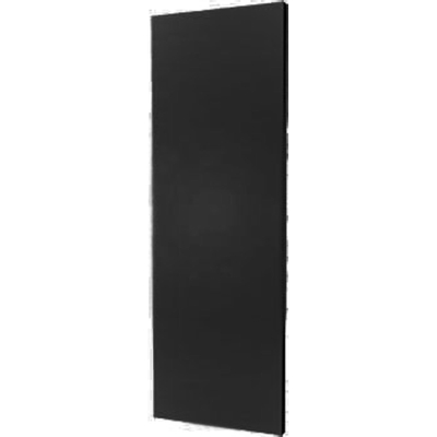 Plieger Perugia designradiator verticaal middenaansluiting 1806x608mm 1070W zwart grafiet (black graphite)