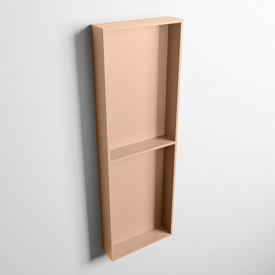 MONDIAZ EASY Nis - 149.5x29.5cm - geschikt voor in- of opbouw - 2 vakken - kleur Rosee | Rosee