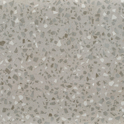 Ceramiche coem carrelage sol et mur terrazzo maxi calce 60x60 cm rectifié vintage mat gris clair
