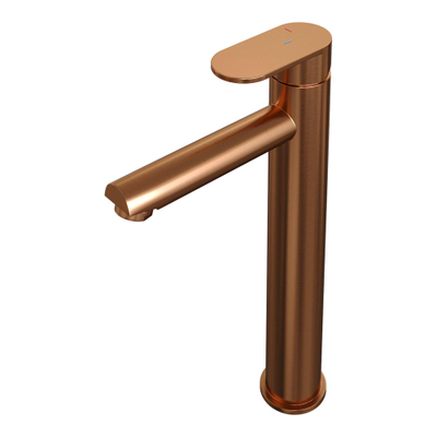 Brauer Copper Edition wastafelkraan - model C - voorsprong 15cm - PVD - geborsteld koper