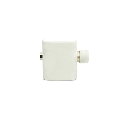 Vasco ensemble de robinetterie coudé + cache droit blanc