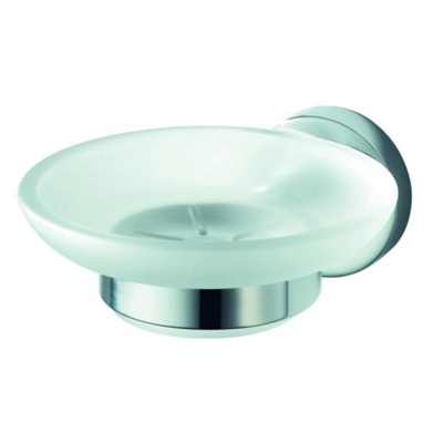 Haceka Kosmos Porte-savon avec insert en verre chrome