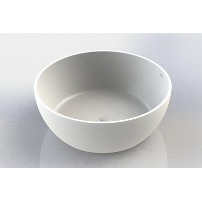 Arcqua Cusco Baignoire îlot ronde 153cm brillant blanc
