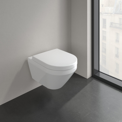 Villeroy & Boch Architectura WC suspendu - 53cm - sans rebord de rinçage - cuvette profonde Twistflush - CeramicPlus - blanc